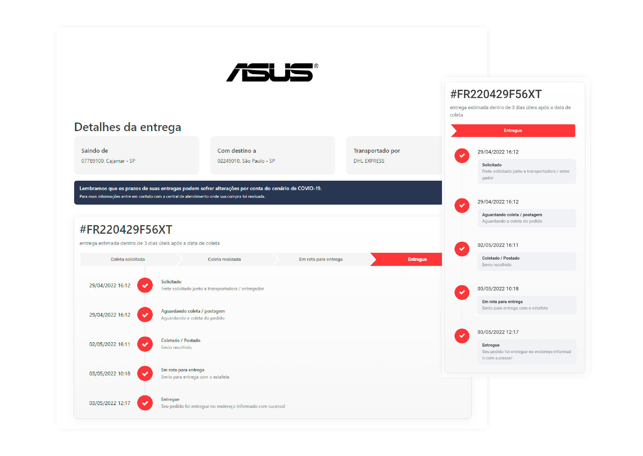 Case de sucesso Asus - Frete Rápido