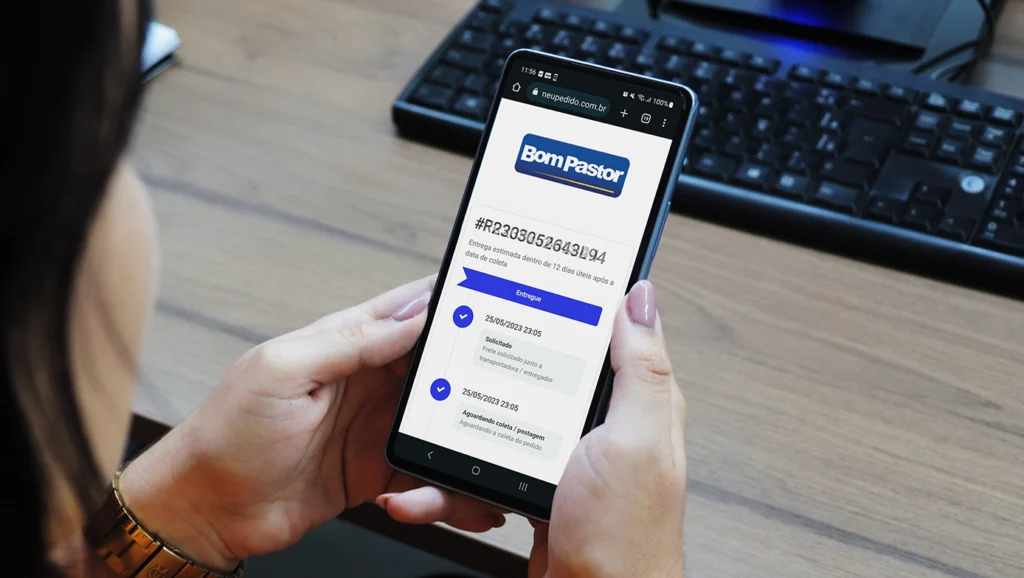 Satisfação do cliente e rastreio de encomendas